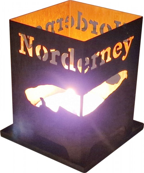 Windlicht 'Norderney & Insel'*
